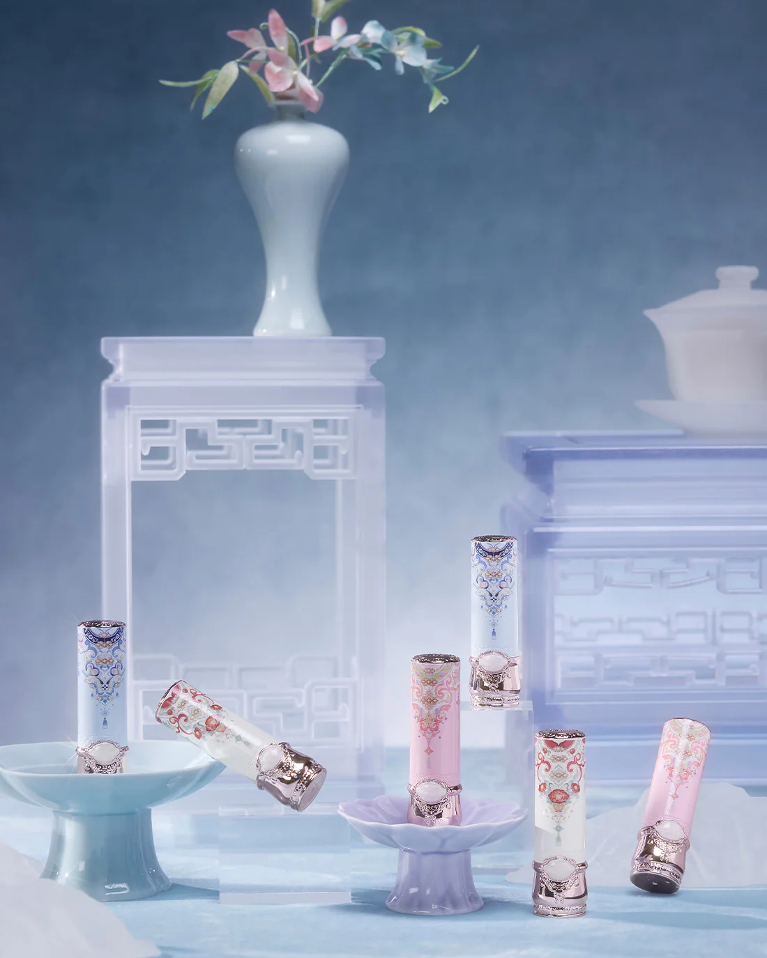 Butterfly Cloud Collar Glossy Lipstick - Image 79