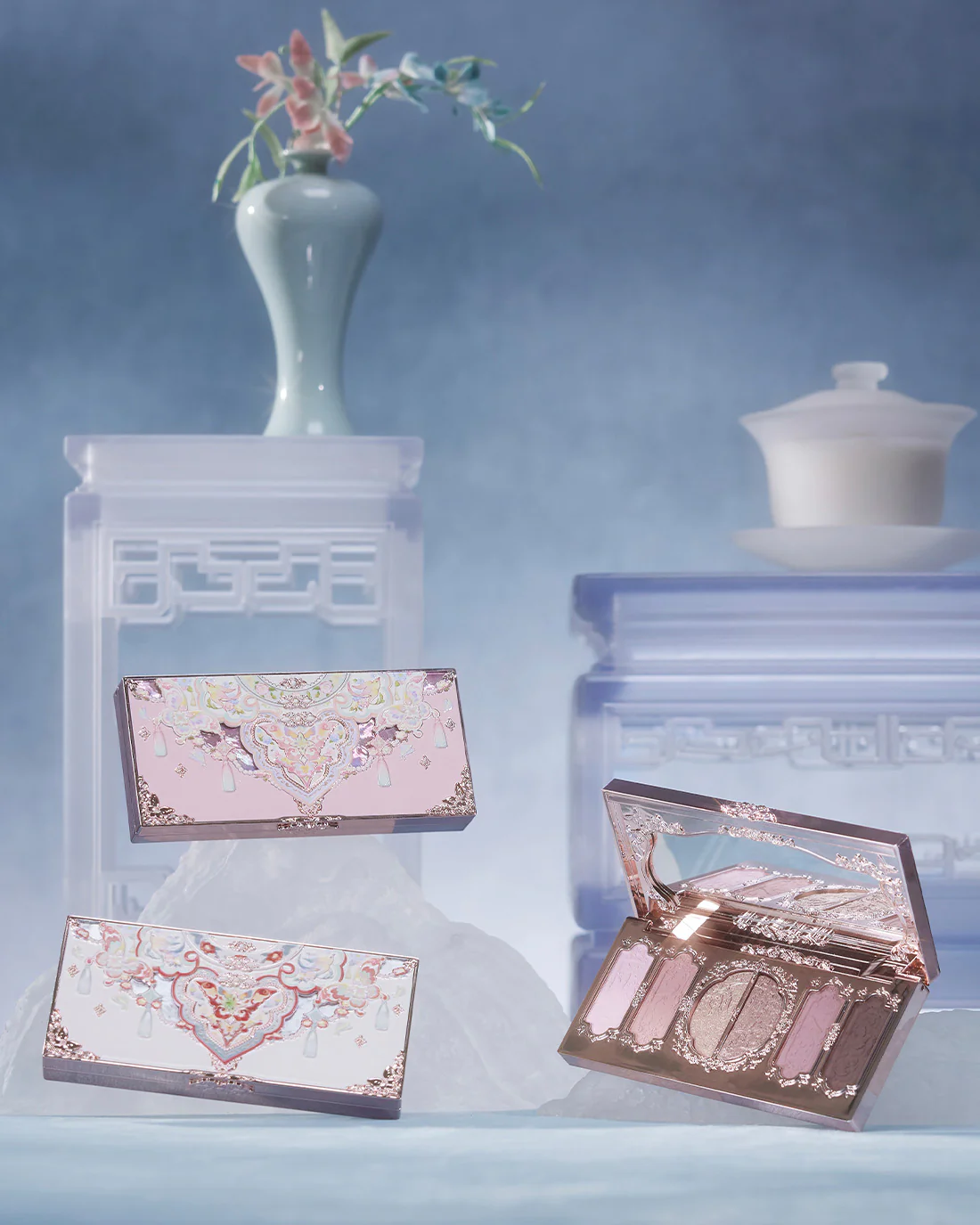 Butterfly Cloud Collar Embossed Six-Color Makeup Palette - Image 14