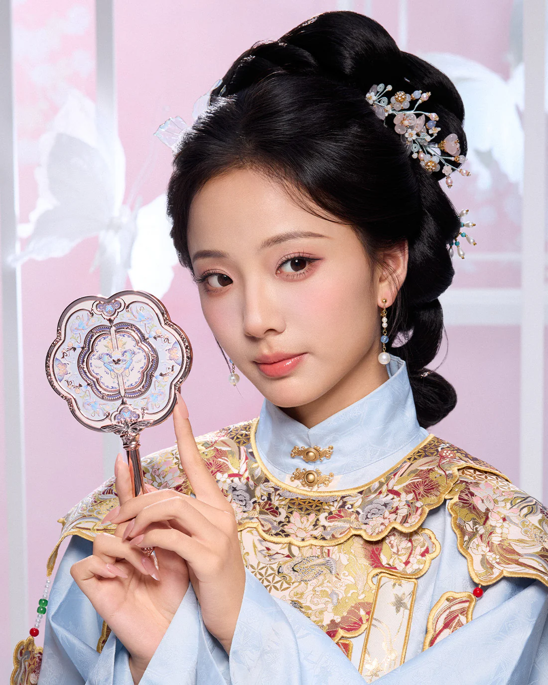 Butterfly Cloud Collar Hand Mirror - Image 8