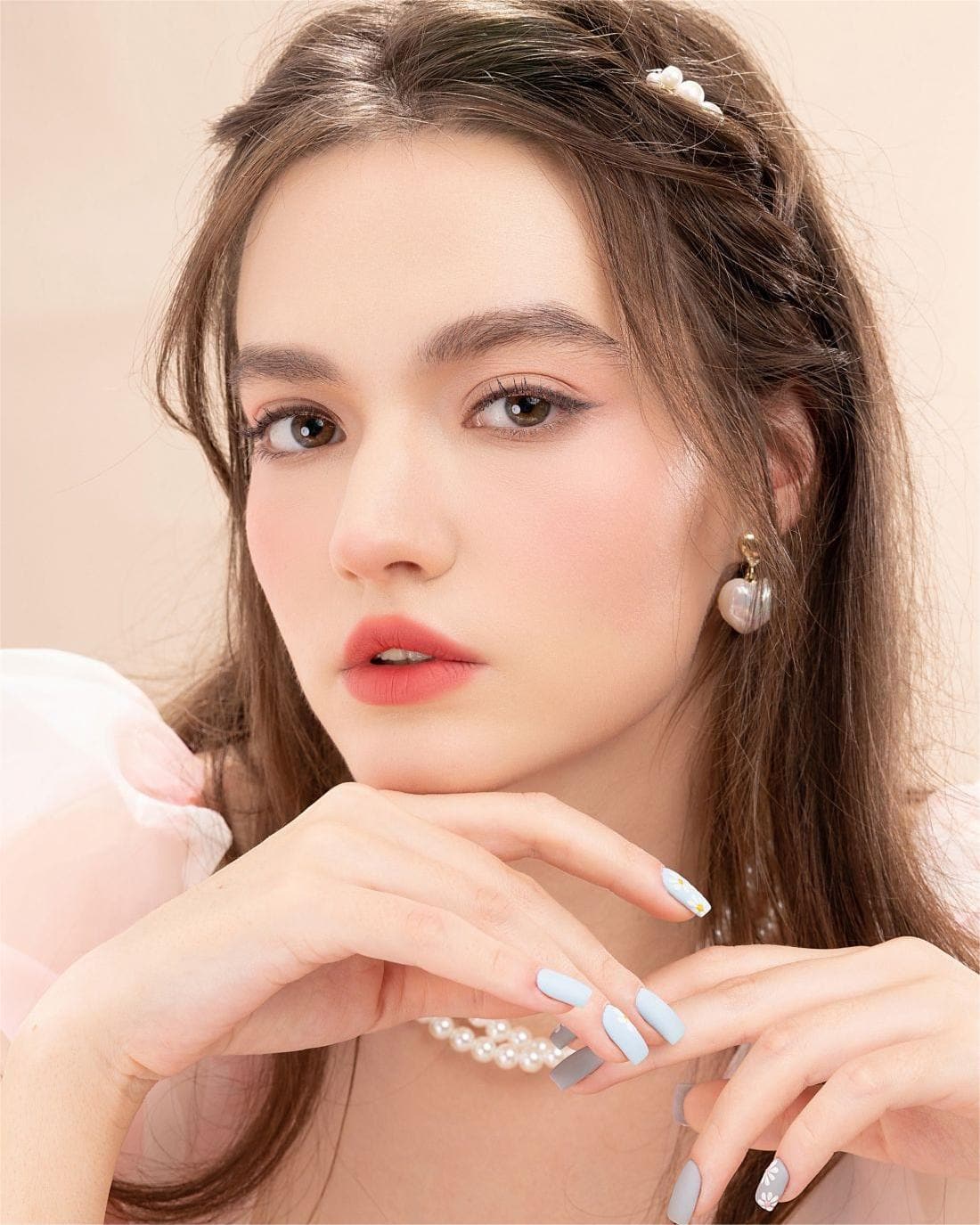 Strawberry Rococo Embossed Blush - Image 20